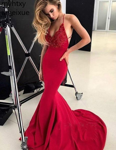 

2019 red long evening dress elegant arabic dubai strap women wear formal party prom gown plus size hi low dress event, White;black