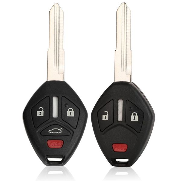 

jingyuqin fob for mitsubishi lancer outlander endeavor galant mit11r blade remote key shell case 2+1/3+1 buttons car key style
