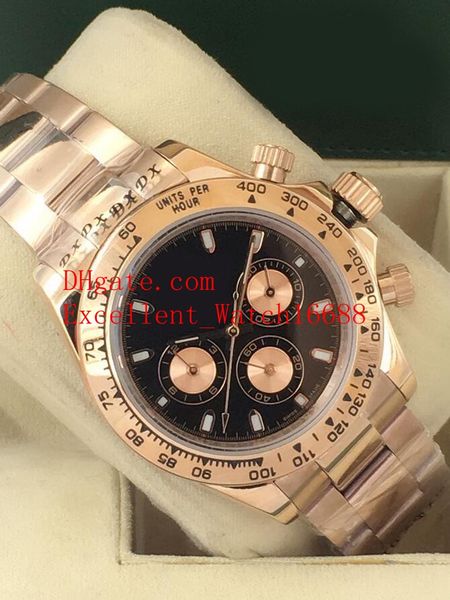 

8 sell the new mens watches 40 mm 116505 116508 116528 116523 18k rose gold asian 2813 automatic movement men's wristwatches christmas, Slivery;brown