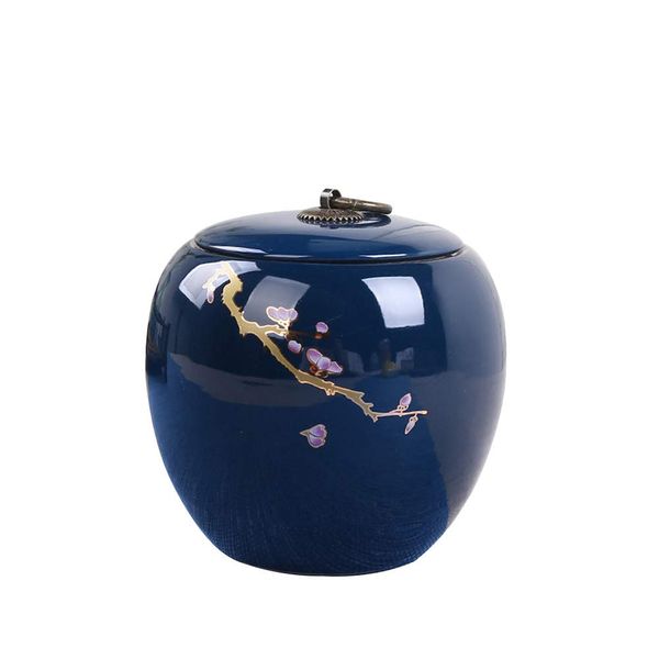 

dear pet memorials plum blue glaze ceramics pet cremation urn pet farm products supplies