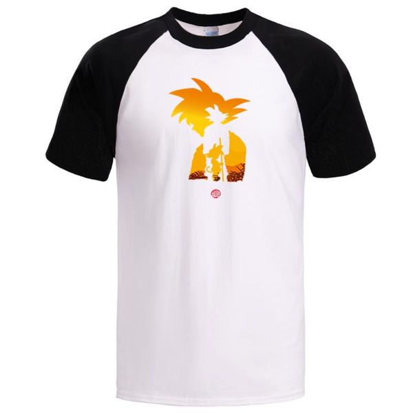 

аниме реглан толстовки z мужские kakarotto grow up толстовка толстовка harajuku японская уличная одежда спортивные костюмы, White;black