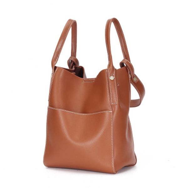 

women genuine leather totes 2019 luxury designer ladies shoulder crossbody bag soft handbags female casual shopping bags