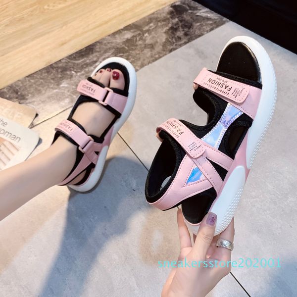 

clear heels fashion womens shoes 2020 beige heeled sandals all-match comfort block black flat low summer women's female s01