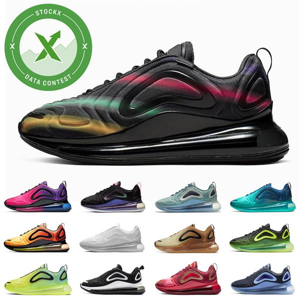 

2020 be true 720 air volt carbon grey throwback future 720s men women running shoes total eclipse sunset northern lights designer sneakers