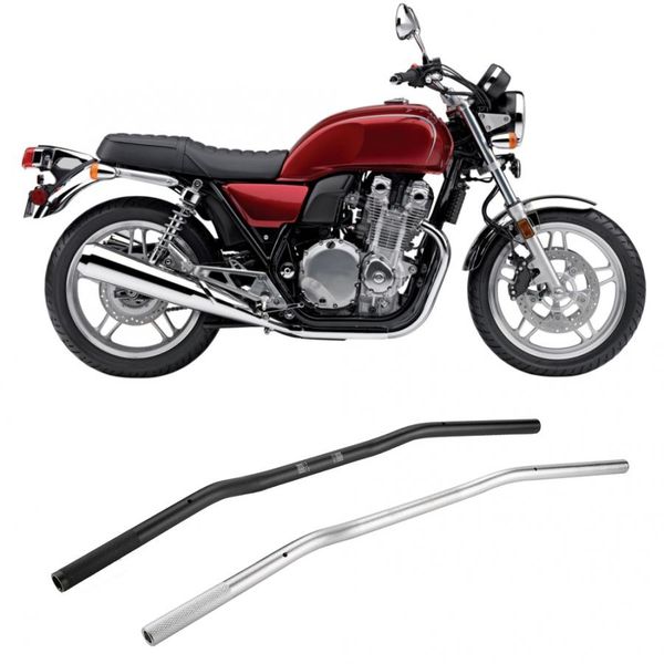 

universal motorcycle handlebar 22mm diameter aluminum alloy retro motorcycle modified handlebar flat for 22mm