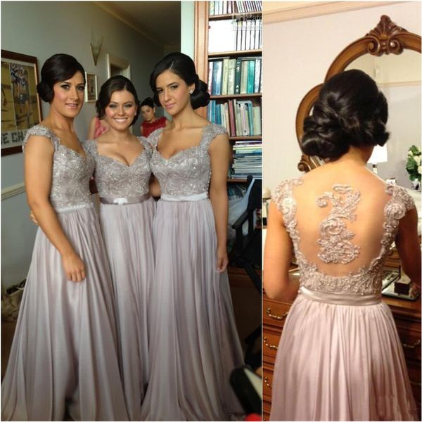 

2020 burgundy coral lace bridesmaids dresses gowns discount cap sleeve long chiffon bridesmaid dresses maid of honor dresses evening dress, White;pink