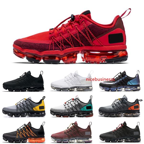 

new arrival run utility throwback future men women running shoes triple black white designer mens trainer sports sneakers runner size 40-45