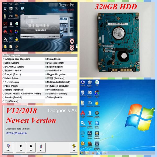 

tools auto repair disgnosis soft-ware connect for sd 4 car and truck diagnostic latest version 320gb hdd fit mb star c4 c5