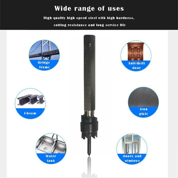 

13pcs double sided rotary spot weld cutter 3/8inch remover sheetmetal drill bit high speed steel products weight 90g