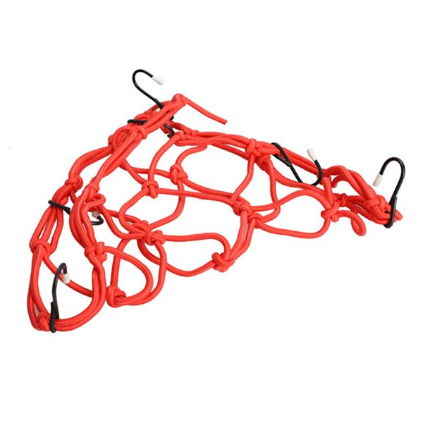 

30*30cm motorcycle 6 hooks hold down fuel tank luggage net mesh web bungee td326