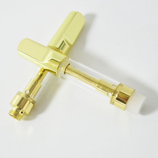 

1,0 мл 0,5 мл TH205 Gold Metal мундштук густое масло Vape Pen Картридж 510 Empty Керамические картриджи Испаритель Стеклянные Танки E-CIG Vape Форсунки