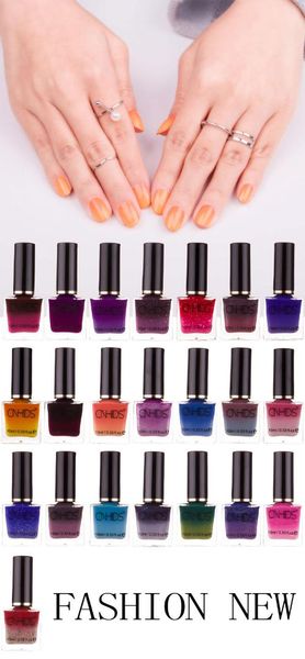 

10ml gradient temperature change color waterproof fast drying nail polish color changing nail gel polish long lasting