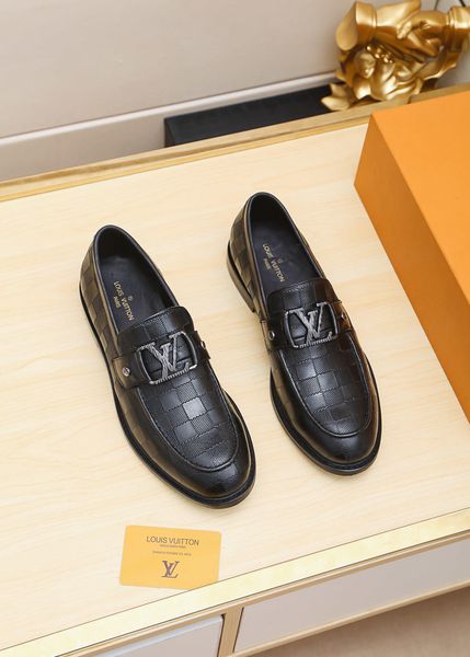

new style luxury men's casual shoes dress shoes platform fashion design brand classic retro plaid suitable for many occasions bhse, Black