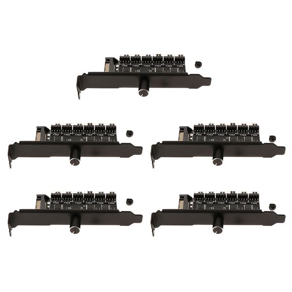 

5x sata power pci pwm cpu cooling fan controller