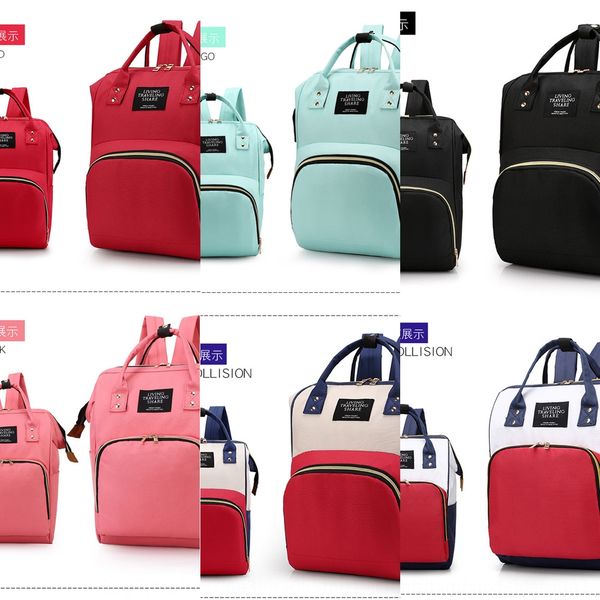 

xk5aa mummy diaper bottle backpack bag large capacity multi-function double shoulder mother and baby bag waterproof maternal nursing bottle