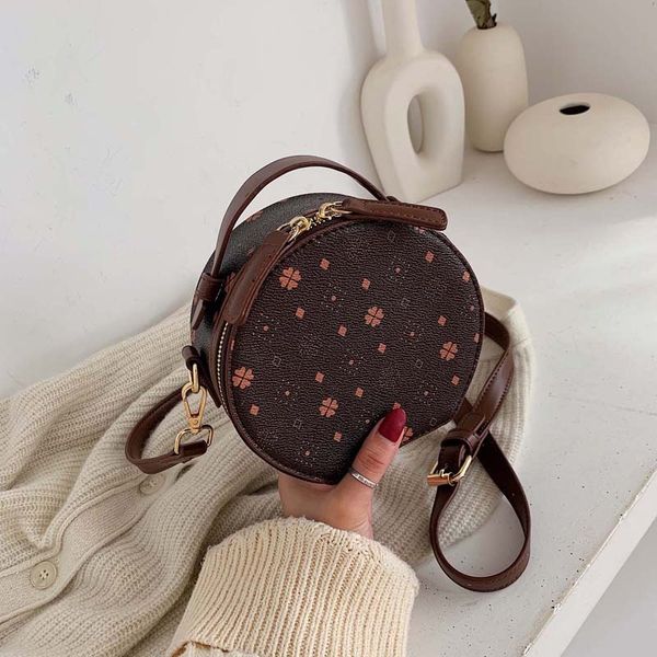 

small mini round bag women's messenger bag long shoulder belt designer single shoulder single south korean wome
