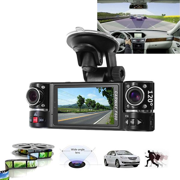 

2.7"lcd screen hd car dvr night vision camera rearview mirror dash camera video cam dual lens reversing driving recorder 1080p
