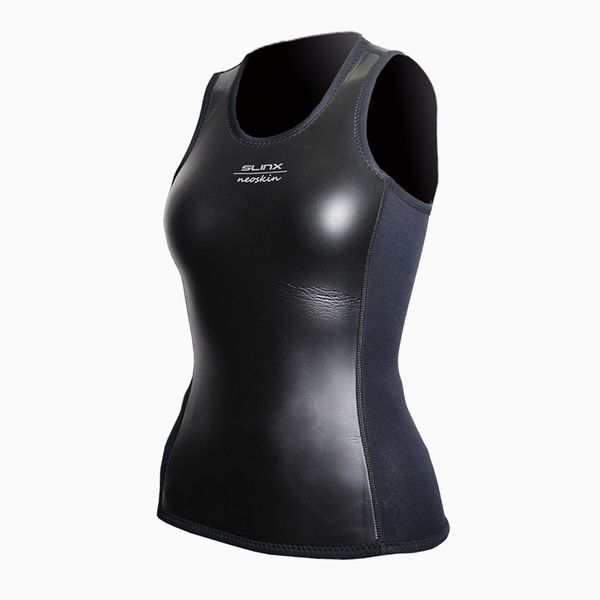 

женская 2мм неопрена гидрокостюм жилет кожи тела shaper топ smooth тепловое рукавов tank top дайвинг серфинг плавание подводное плавание