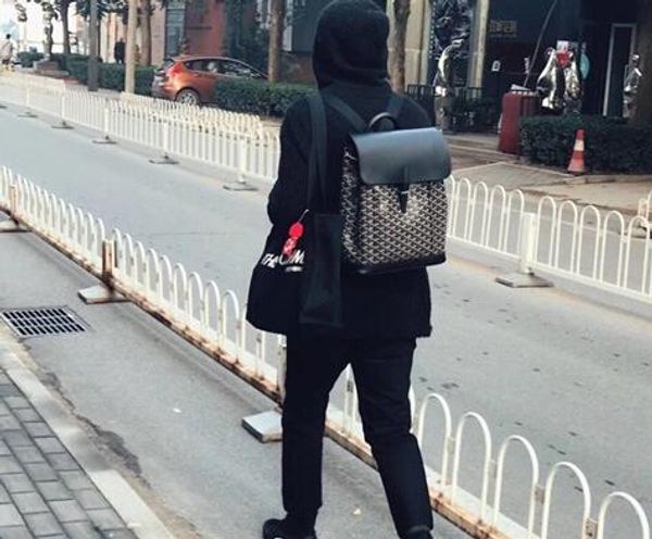 

2020 fashion paris genuine leather men's women's gy backpack goya school bag