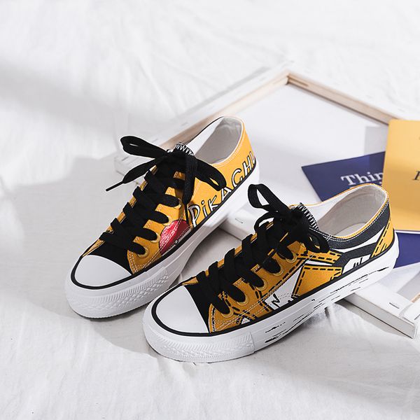 

men women designer og casual shoes new womens canvas shoes blue red white green classic mens flat shoes, Black