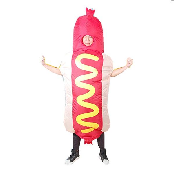 

inflatable costume dog fancy dress halloween mascot suit red, Red;yellow