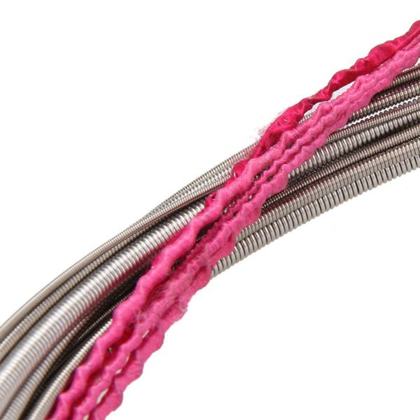 

set of 5 steel strings for 5 string bass guitar great replacement parts