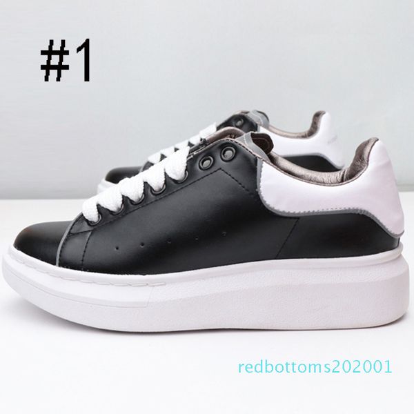 

designer shoes for women men fashion leather sneakers 3m reflective red black velvet thick-soled height increasing casual shoe r01