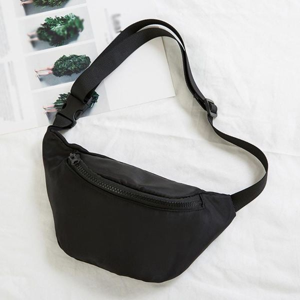 

#h35 fashion children's waist belt bag small waist pack solid color mobile phone chest bag purse snack pack quality sac banane