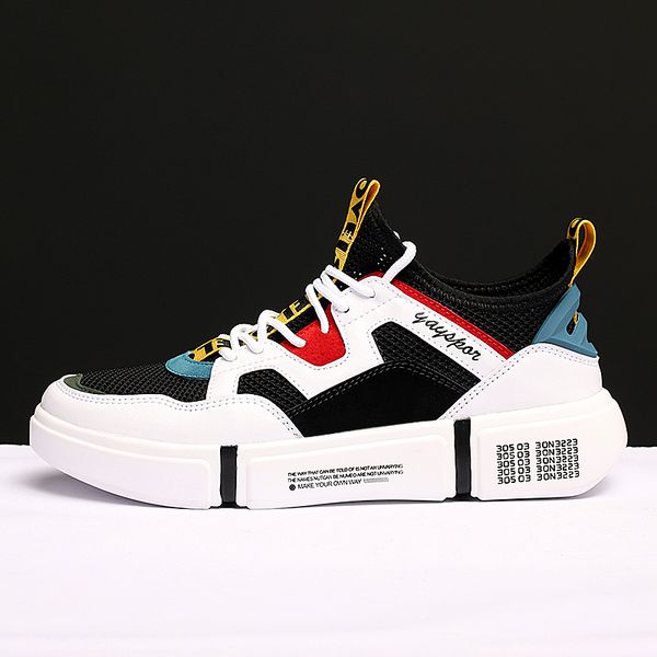 

men sneakers breathable skateboarding shoes man sport walking shoes running for man training jogging flat boot sock