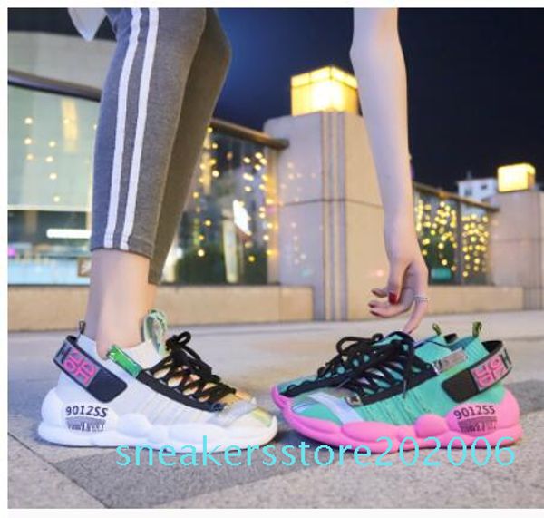 

2019 fashion summer women shoes autumn women shoes women platform canvas ladies casual shoes s6, Black