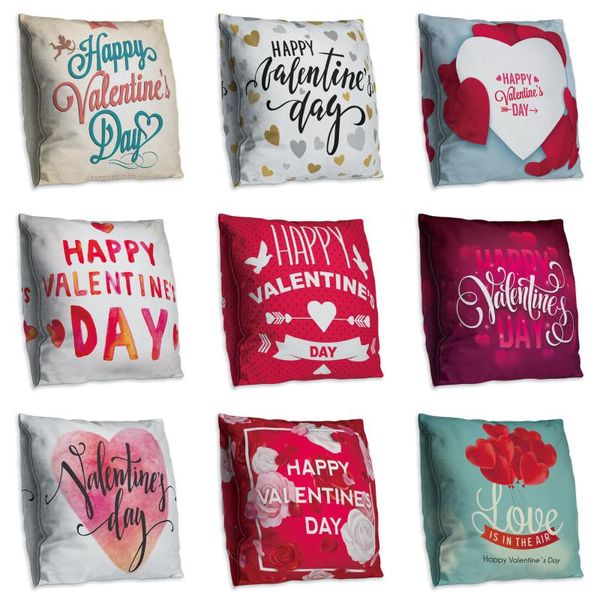 

happy new year 2021 merry christmas pattern double-sided sofa pillowcase 45x45cm christmas decorations for home navidad natal