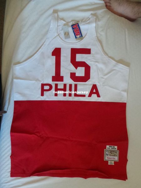 

mitchell ness m&n hal greer jersey sewn usa mens vest size xs-6xl stitched basketball jerseys ncaa, Black;blue