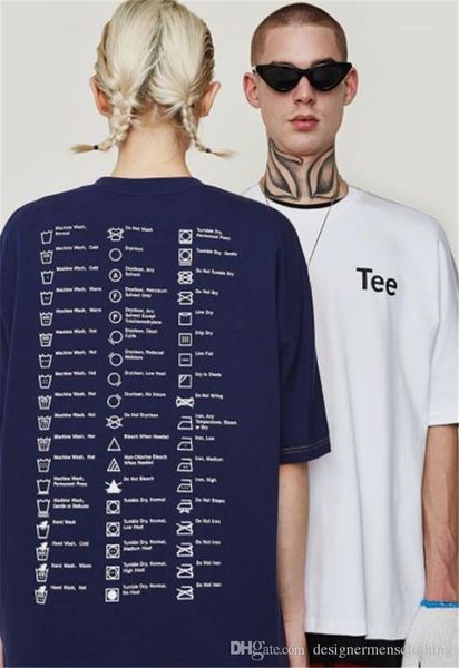

tshirts round neck short sleeved teenagers spoof double sided summer women tees male clothing designer mens loose, White;black