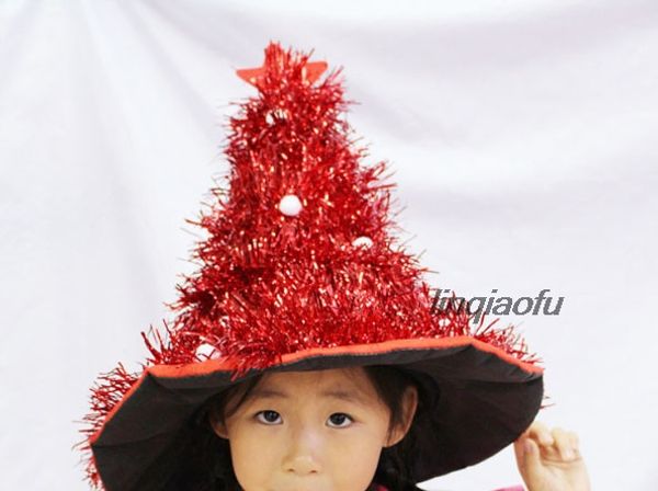

christmas tree hat christmas straw hat party dress up props cap