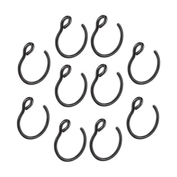 

stainless steel nose ring hoop clip-on septum boby non piercing jewelry set, Slivery;golden