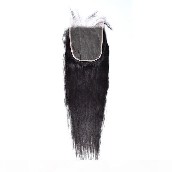 

transparent 5*5 lace closure straight bodywave with baby hair swiss lace color tint with ing, Black;brown
