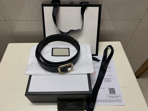 

2020 luxury belt fashion brand belt men's and women's brand designer belts gold buckles party jeans + with box, Black;brown