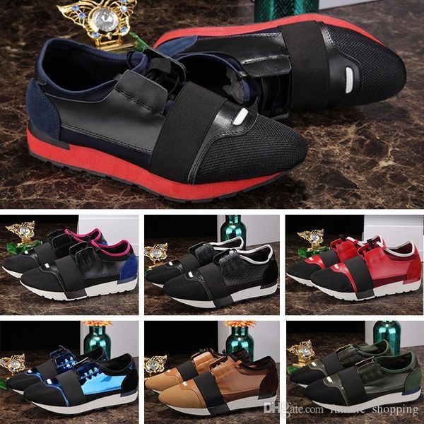 

2019 new race runner ca ual hoe de igner men women pointed toe 24 color trainer port neaker 35 46 box du t