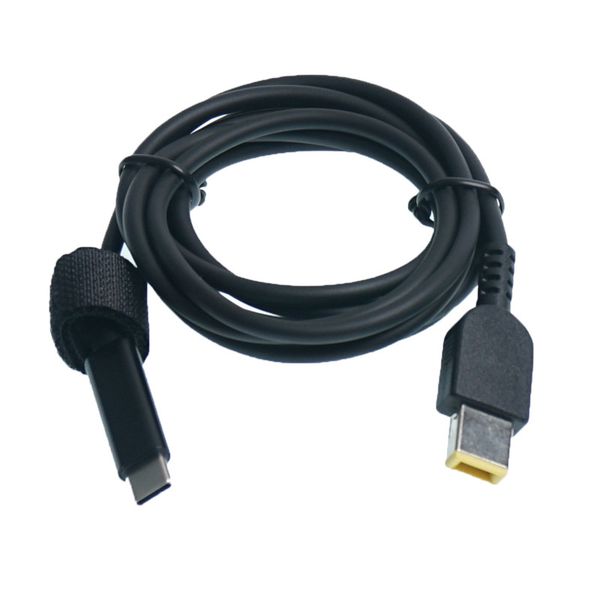 

USB-C Type-C к Слим Tip Кабель питания работает для Lenovo 65W Тонкий наконечник ноутбуков