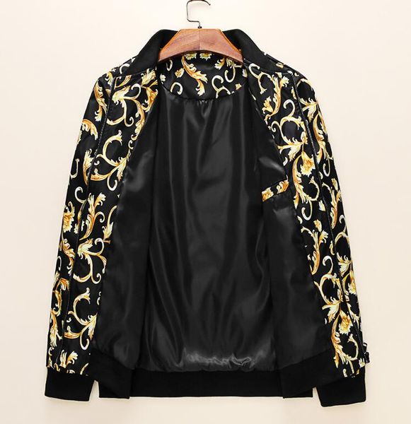 

new italian designer to design the crime designer men's fashion designer men jackets long-sleeved jacket size 3 xl, packages, mail #214, Black;brown