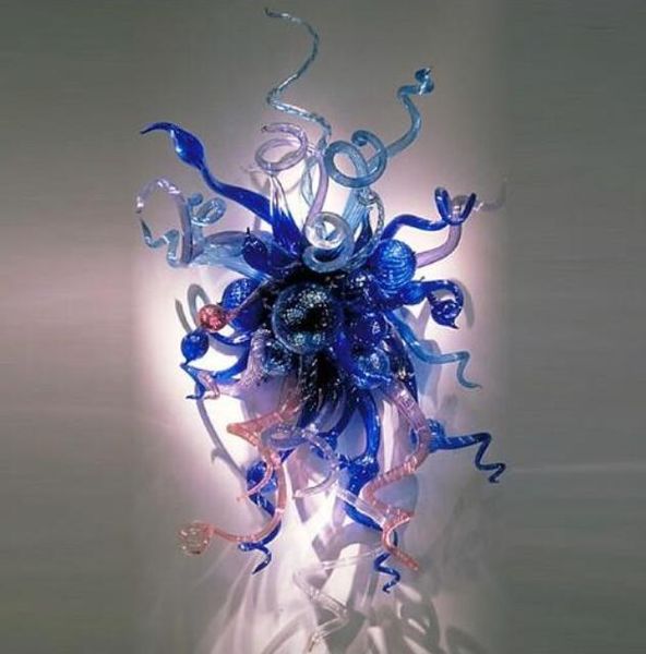 

new glass wall lamps modern hand blown glass wall art lighting colored glass decorative wall lamps