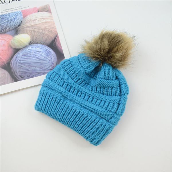 

children's hat winter hats for kids knitted hat for children gorros mujer invierno child hats winter kids h1007c