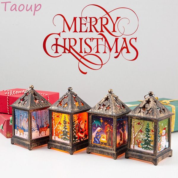 

taoup merry christmas led lights pendants drop ornaments christmas table decoration for home xmas santa claus lights snowman new