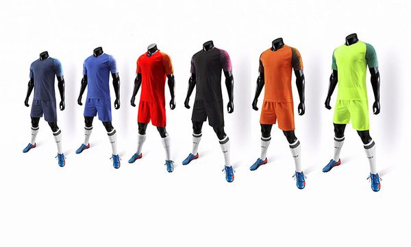 

custom shop football jerseys customized football apparel sets with shorts clothing uniforms kits sports design mens football b39-08, Blue;black