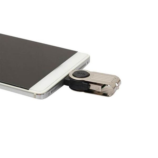 

mokingmini simple compact otg to usb 2.0 micro sd tf card reader adapter for android phone twist turn design