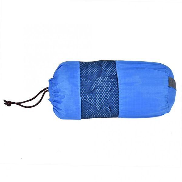

polyester folding outdoor portable ultralight waterproof sleeve hooded raincoat hooded raincoat, Blue;black