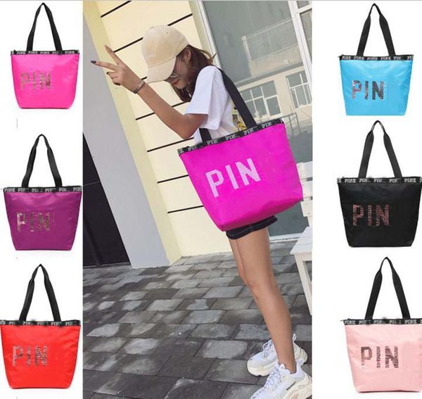 

Sequin p letter handbag women girl houlder bag love pin waterproof hopping bag handbag ecret travel duffle bag beach bag ale