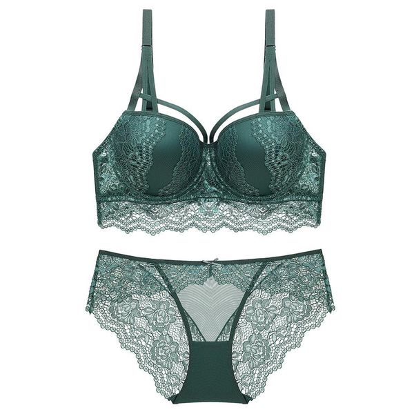 

новые лучшие женщины sexy кружева цветочные brassiere скорректированная-ремни нижнее белье нижнее белье бюстгальтер push up наборы 3/4 чашки, Red;black