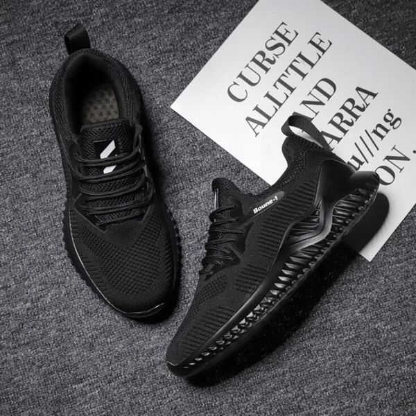 

men running shoes triple white fashion men trainer breathable light grey mesh outdoor sport sneaker size 40-44