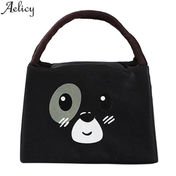 

aelicy simple style cute cartoon large capacity waterproof oxford cloth lunch bag outdoor picnic bags ladies purses and handbags